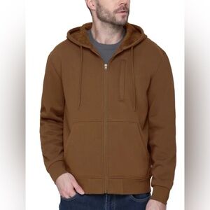 The B.C. Clothing Co. Men's Plush Fleece Lined Brown Hoodie XL NWOT